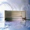 tủ bếp inox - thùng tủ trên nóc tủ lạnh cánh mở