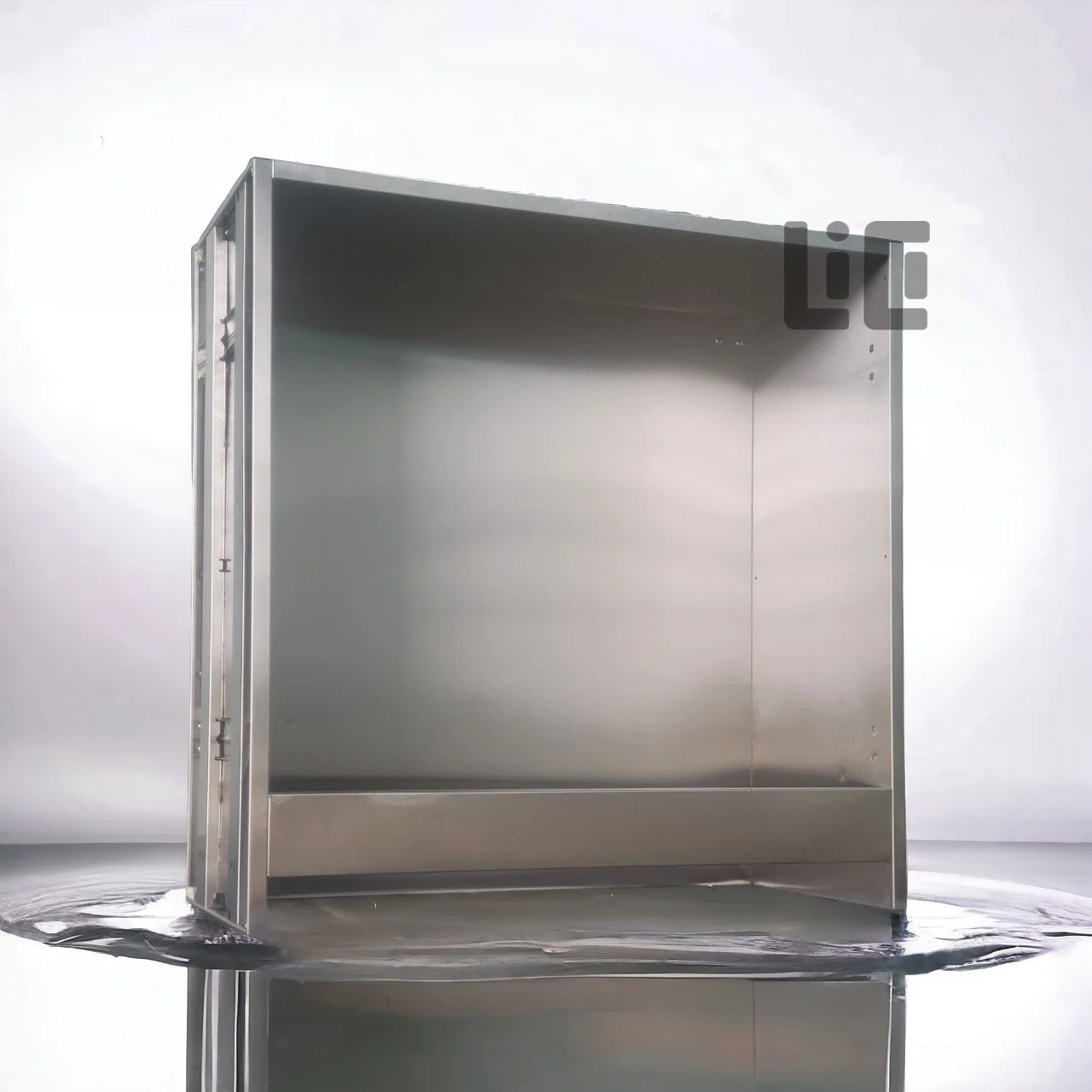 Tủ Bếp Inox Treo Tường Để Máy Hút Mùi