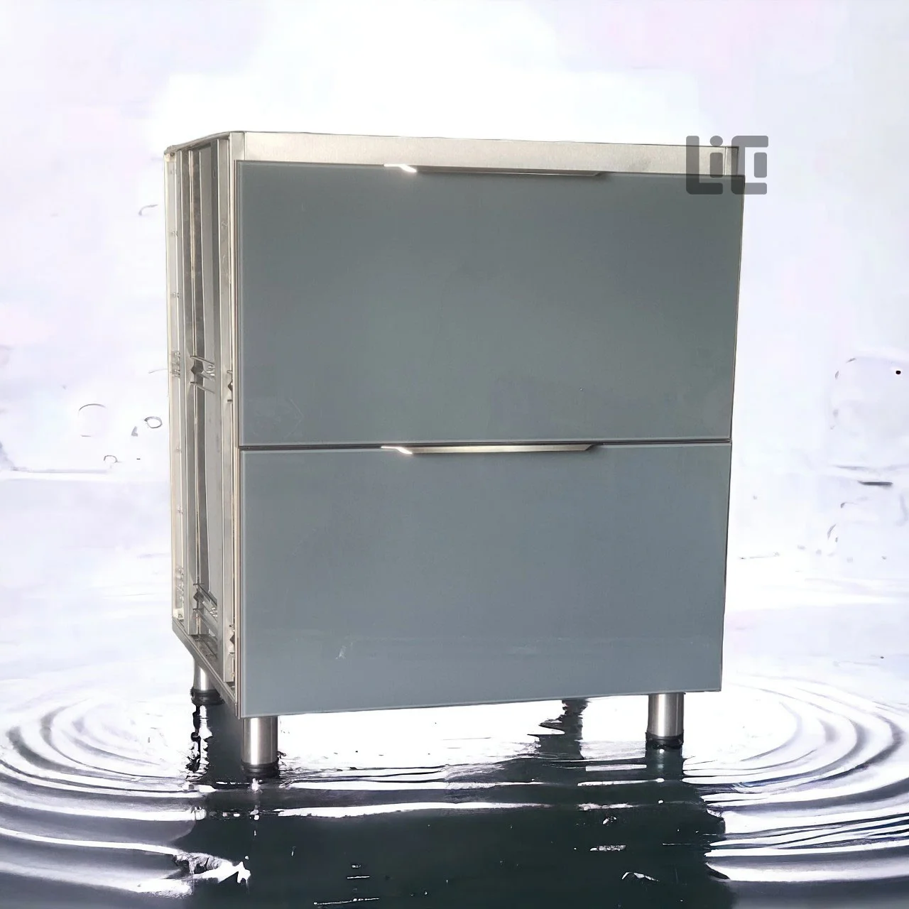 Tủ Bếp Inox Dưới Để Bếp Từ