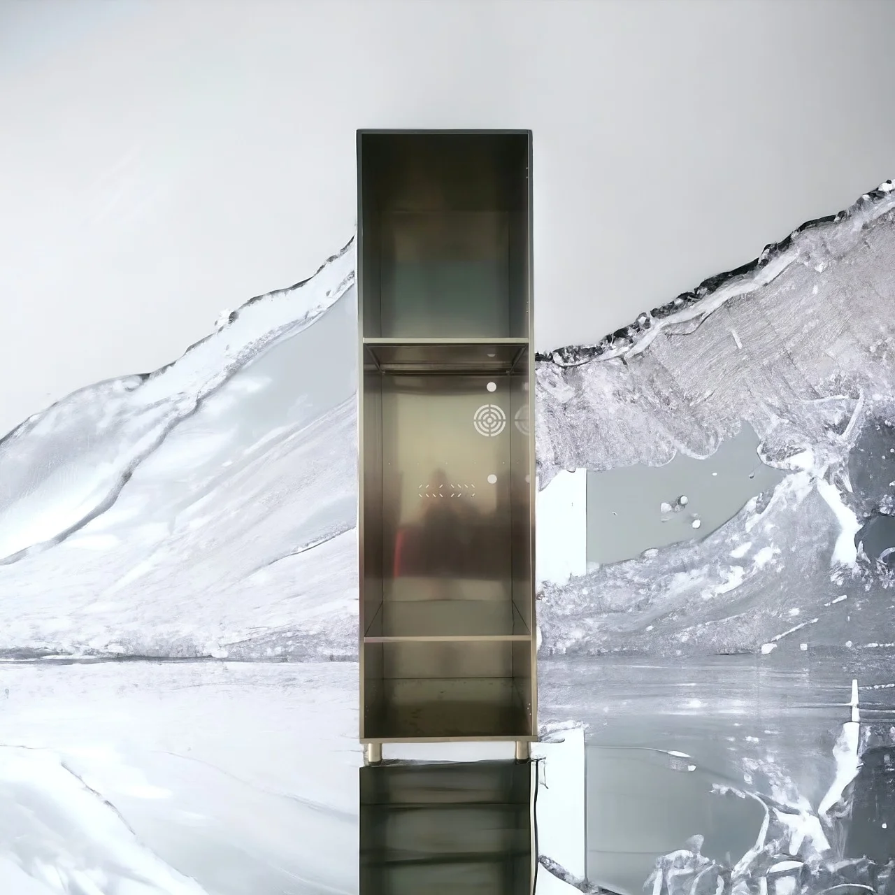 Tủ Bếp Inox Để Lò Vi Sóng & Lò Nướng